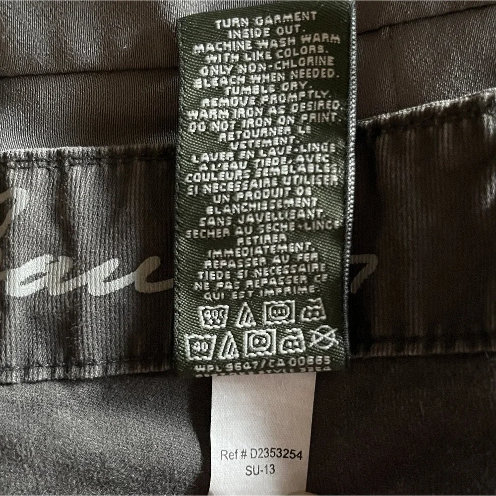 EDDIE BAUER Shorts Men's Flat Front Olive Khaki Specially Dyed 36 Please‎ READ